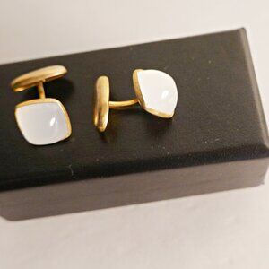 Moonstone Gemstone Cufflinks
